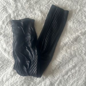 Spanx leather leggings